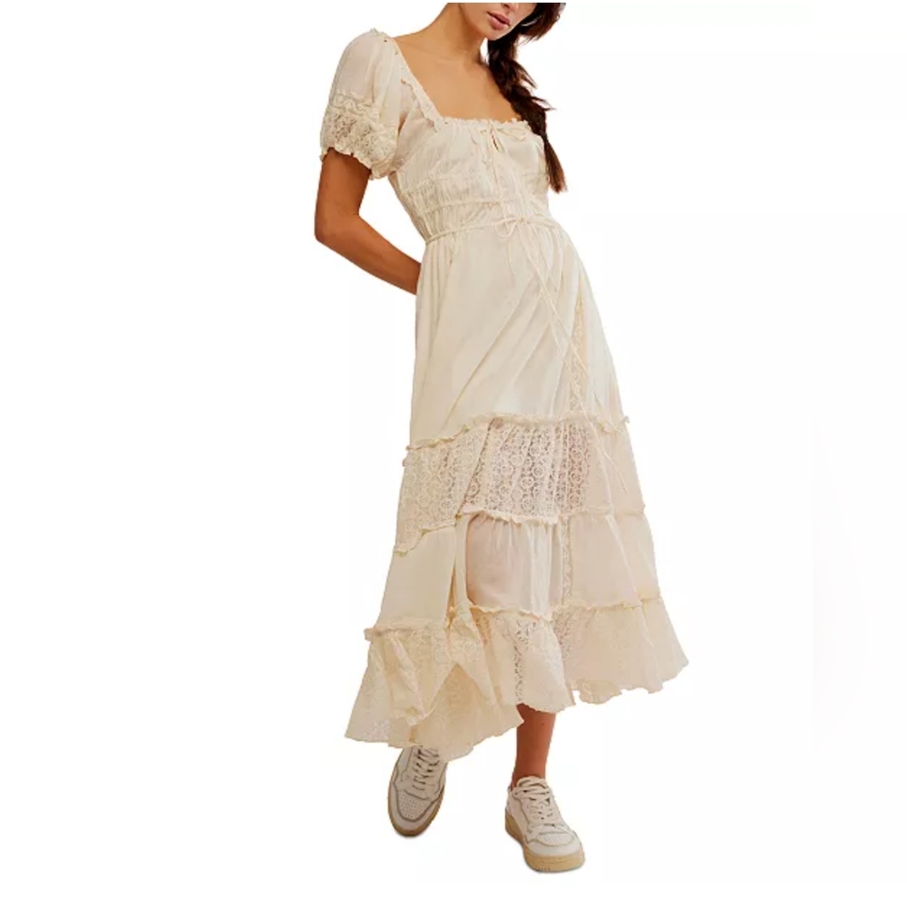 SOLD: NWOT Free People Falling Sun Midi Dress